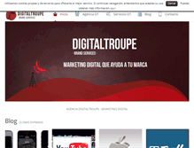 Tablet Screenshot of digitaltroupe.com